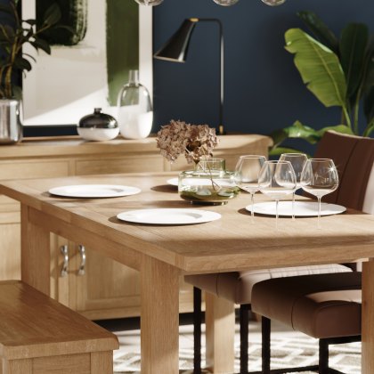 Wiltshire Oak 1.3-2m Extending Dining Table