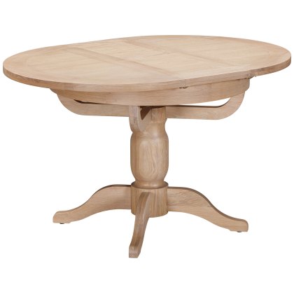 Wiltshire Oak Round Extending Pedestal Table