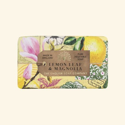 The English Soap Company Anniversary Lemon Leaf & Magnolia Soap