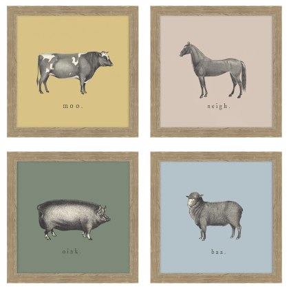 Artko On The Farm Set of 4 Artko On The Farm Set of 4