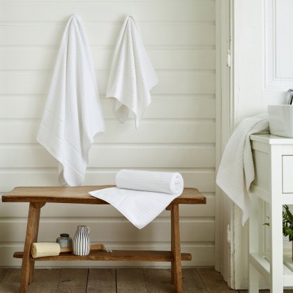 Deyongs Mosley Textured Towels White