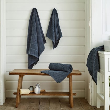 Deyongs Mosley Textured Towels Petrol