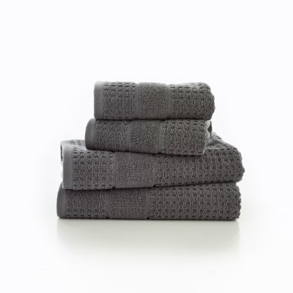 Deyongs Mosley Textured Towels Charcoal