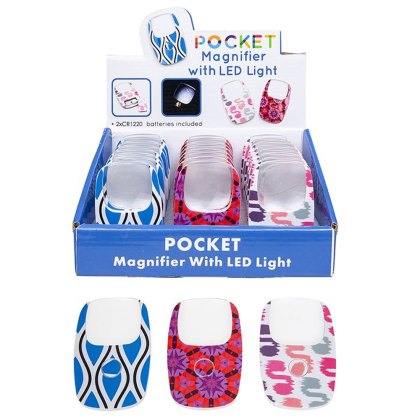 Joe Davies Assorted LED Pocket Magnifier