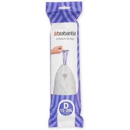 Brabantia 15L D PerfectFit Bags x20