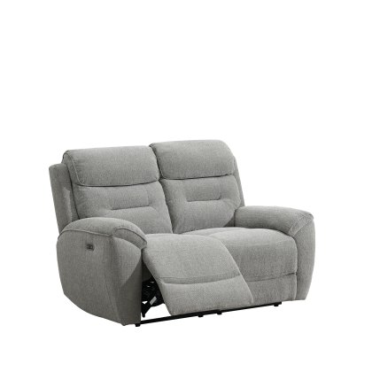 Keswick 2 Seater Power Recliner Sofa in Light Grey Keswick 2 Seater Power Recliner Sofa in Light Grey