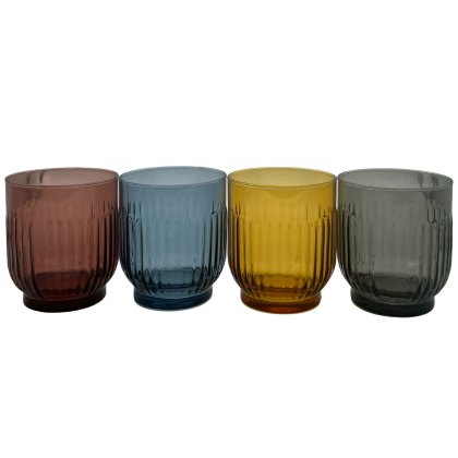 LAV Tokyo Multi Set of 4 330cc Short Tumblers