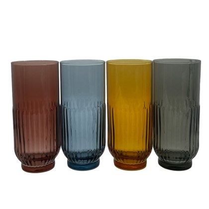 LAV Tokyo Multi Set of 4 395cc Long Tumblers
