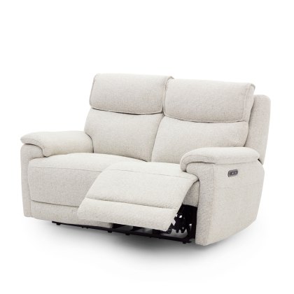 Milan 2 Seater Power Recliner in Linen