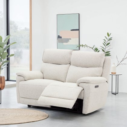 Foster 2 Seater Power Recliner in Linen