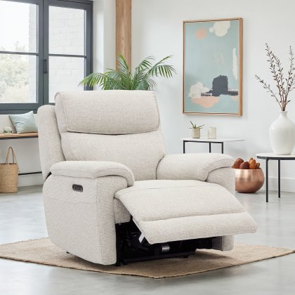 Foster Power Recliner Chair in Linen Foster Power Recliner Chair in Linen