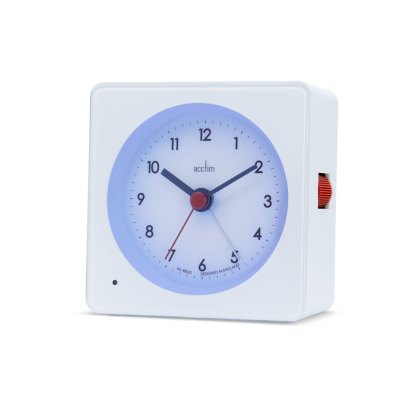 Acctim Barber Analogue Clock White Acctim Barber Analogue Clock White