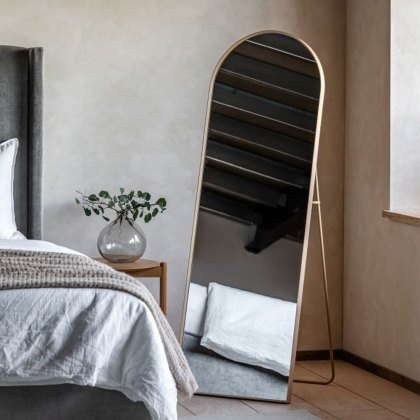 Gallery Holworth Cheval Mirror Oak