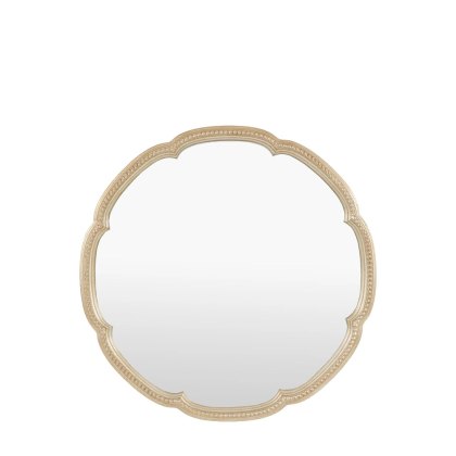 Gallery Florentine Round Mirror Champagne