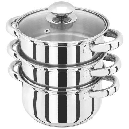 Judge Essentials 16cm 3 Tier Steamer Set Judge Essentials 16cm 3 Tier Steamer Set