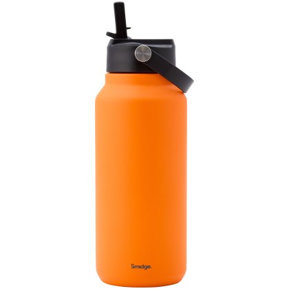 Smidge Flip Straw Bottle 900ml Citrus