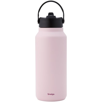 Smidge Flip Straw Bottle 900ml Summer Blush