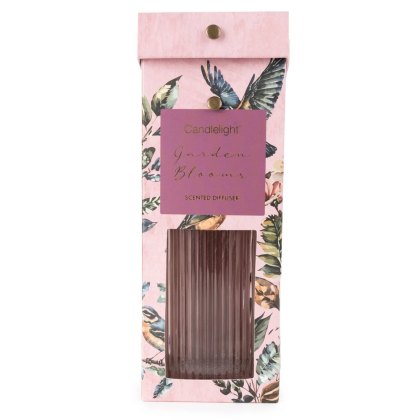200ml Ridged Reed Diffuser Glass Garden Plum 200ml Ridged Reed Diffuser Glass Garden Plum