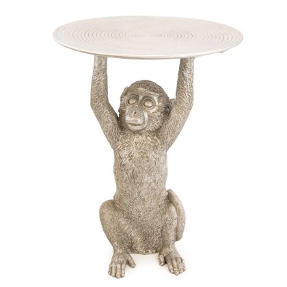 Monkey Table Silver Monkey Table Silver