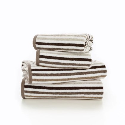Deyongs Bliss Linear Stripe Towels Natural