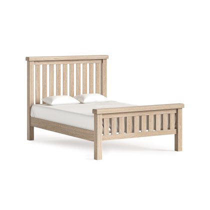 Casterton White Wash Slatted Bed Frame Casterton White Wash Slatted Bed Frame