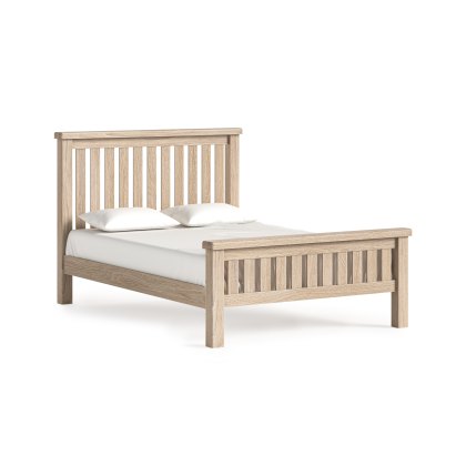 Casterton White Wash Slatted Bed Frame Casterton White Wash Slatted Bed Frame