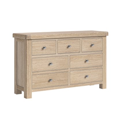 Casterton White Wash 3 Over 4 Chest of Drawers Casterton White Wash 3 Over 4 Chest of Drawers