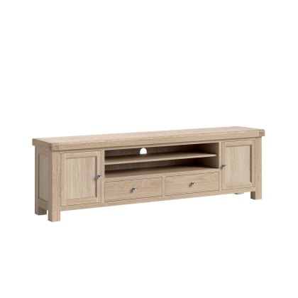 Casterton White Wash TV Unit