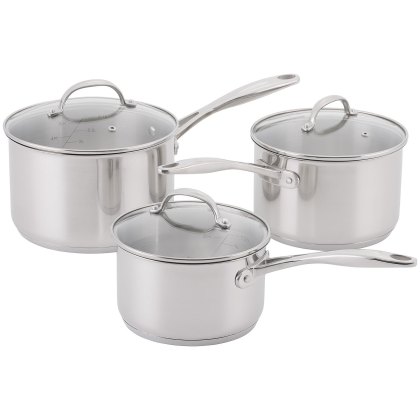 Stellar Profile 3 Piece Saucepan Set Stellar Profile 3 Piece Saucepan Set