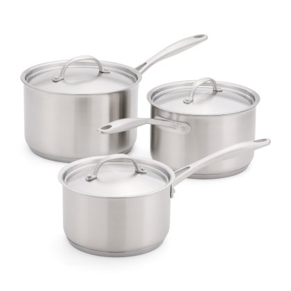 Stellar Profile Matte 3 Piece Saucepan Set Stellar Profile Matte 3 Piece Saucepan Set