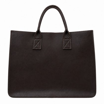 Ashwood Leather Shopper Bag Brown