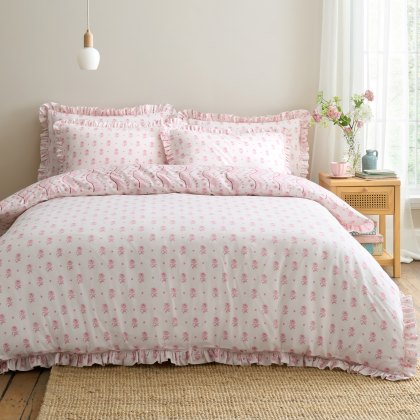Cath Kidston Spitalfield Bunches Duvet Cover Set Pink Cath Kidston Spitalfield Bunches Duvet Cover Set Pink