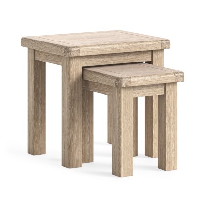 Casterton White Wash Nest of Tables