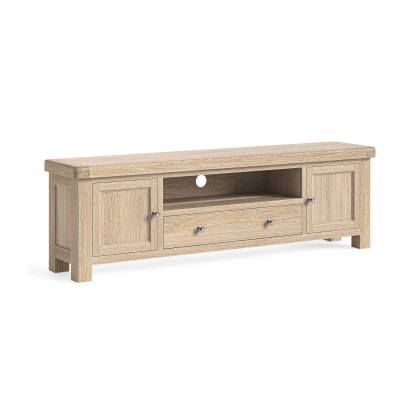 Casterton White Wash Medium TV Unit Casterton White Wash Medium TV Unit