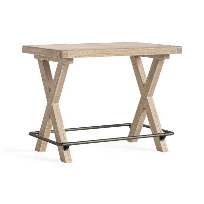 Casterton White Wash Bar Table Casterton White Wash Bar Table