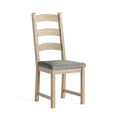 Casterton White Wash Dining Chair Pair in Grey Casterton White Wash Dining Chair Pair in Grey