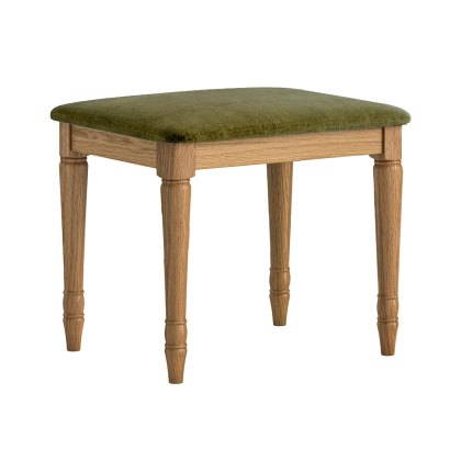 Gresham Stool With Cushion Green Gresham Stool With Cushion Green