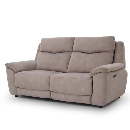 Newport 3 Seater Power Recliner Sofa in Dexter Nutmeg