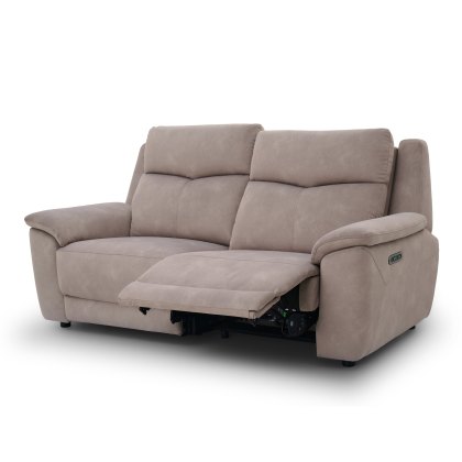 Newport 3 Seater Power Recliner Sofa in Dexter Nutmeg
