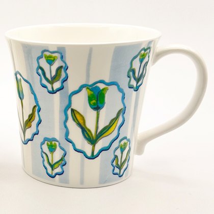 Just Mugs Mersey Mug Wallpaper Tulips II Just Mugs Mersey Mug Wallpaper Tulips II