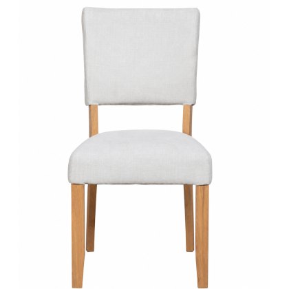 Salthouse Upholstered Dining Chair Pair in Grey Salthouse Upholstered Dining Chair Pair in Grey