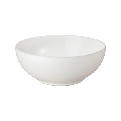 Denby Cotton White Coupe Cereal Bowl Denby Cotton White Coupe Cereal Bowl