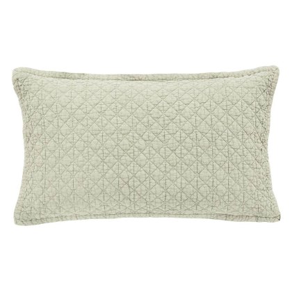 Bedeck of Belfast Stonewashed Oxford Pillowcase Pair Green Bedeck of Belfast Stonewashed Oxford Pillowcase Pair Green