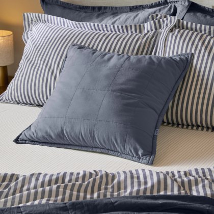 Yard Hebden Washed Cotton Cushion Denim Yard Hebden Washed Cotton Cushion Denim