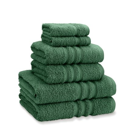 Catherine Lansfield Zero Twist Towels Dark Green Catherine Lansfield Zero Twist Towels Dark Green