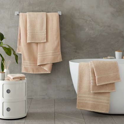 Catherine Lansfield Zero Twist Towels Natural Catherine Lansfield Zero Twist Towels Natural