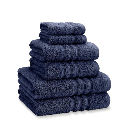 Catherine Lansfield Zero Twist Towels Navy Catherine Lansfield Zero Twist Towels Navy