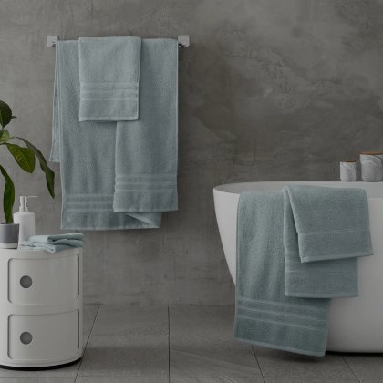 Catherine Lansfield Zero Twist Towels Sage Catherine Lansfield Zero Twist Towels Sage