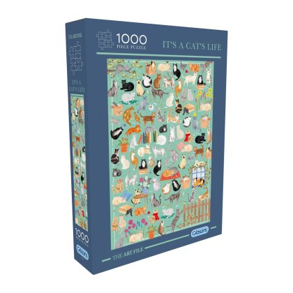 Gibsons It's a Cats Life 1000pc Puzzle Gibsons It's a Cats Life 1000pc Puzzle