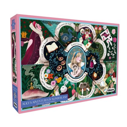 Gibsons Alices Adventure in Wonderland 1000pc Puzzle Gibsons Alices Adventure in Wonderland 1000pc Puzzle
